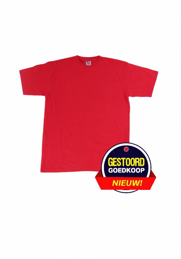 Neckermann T Shirt Heren Rood neckermann kopen in de aanbieding