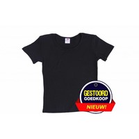 T-Shirt Mädchen / Damen schwarz für Kinder