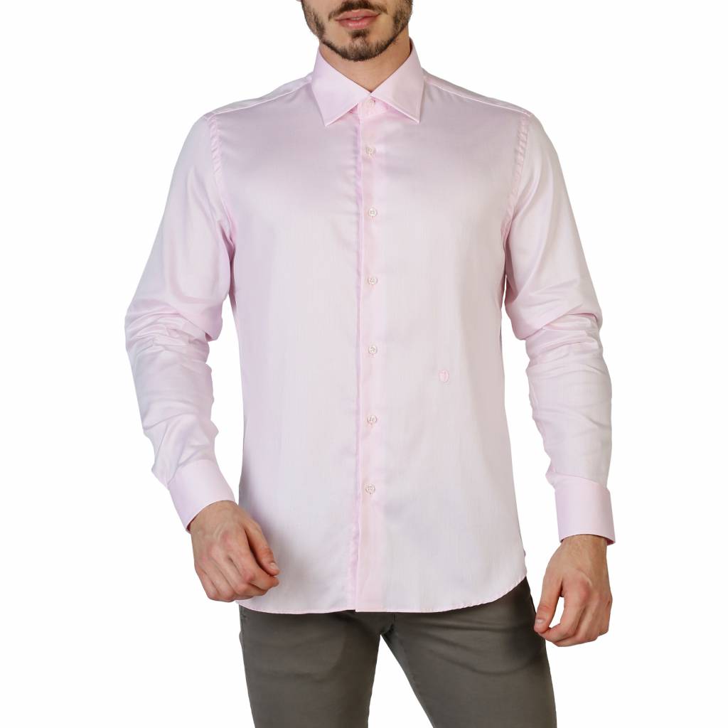 Heren Overhemd Van Trussardi Roze trussardi kopen in de aanbieding