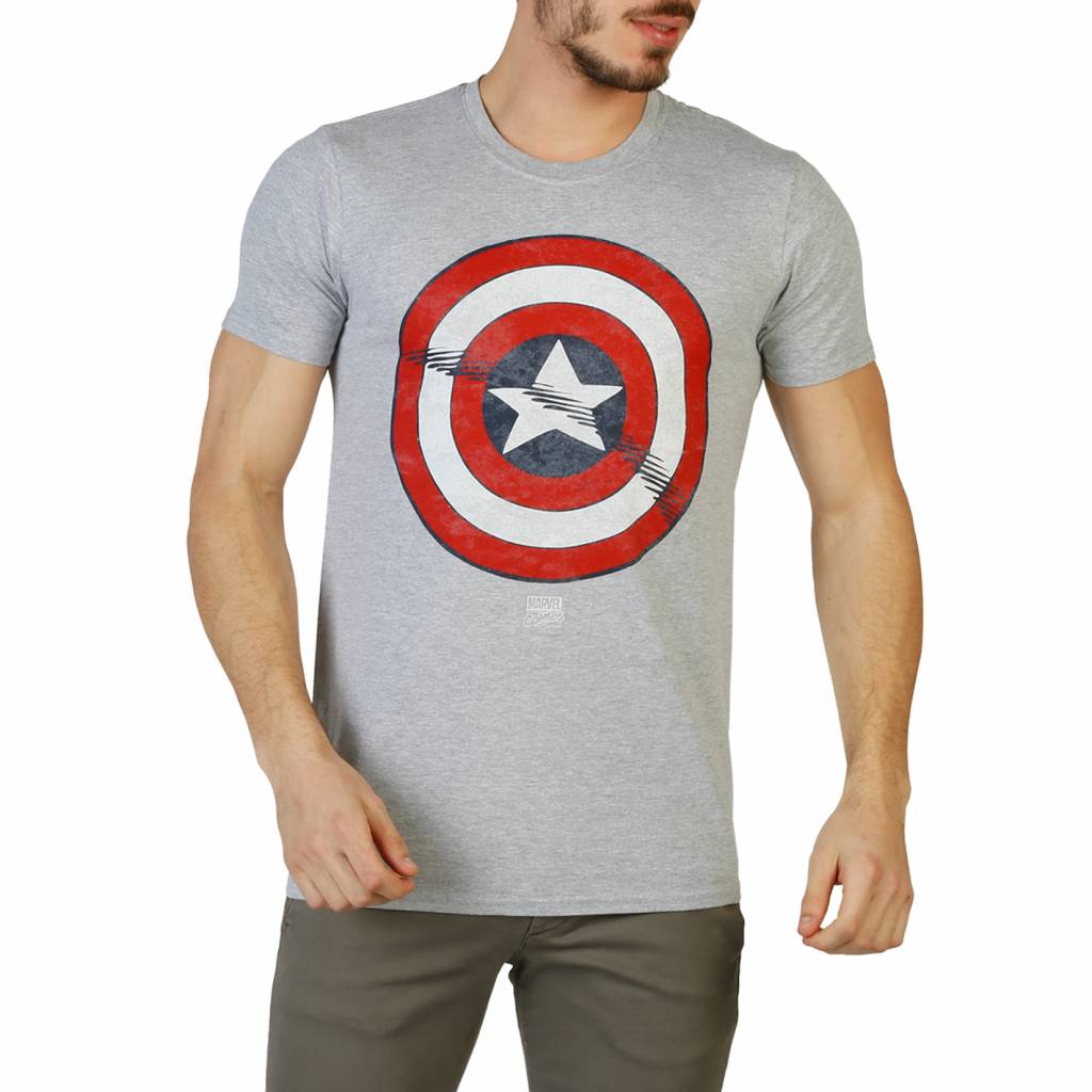 Heren T Shirt Van Marvel Grijs marvel kopen in de aanbieding