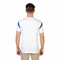 T-shirt pour hommes de l'Université d'Oxford ORIEL-VARSITY-MM blanc