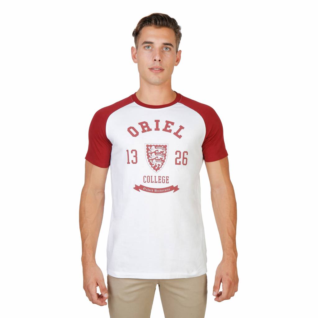 Heren T Shirt Van Oxford University Oriel Raglan Mm Witrood oxford university kopen in de aanbieding