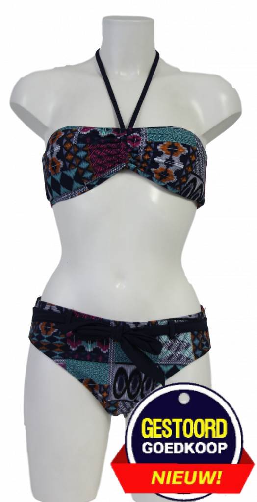 Neckermann Bandeau Bikini Met Oosters Motief neckermann kopen in de aanbieding