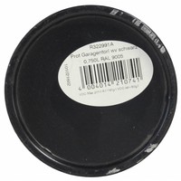 Porte de garage peinture satinée, couleur noir RAL 9005, 750ML