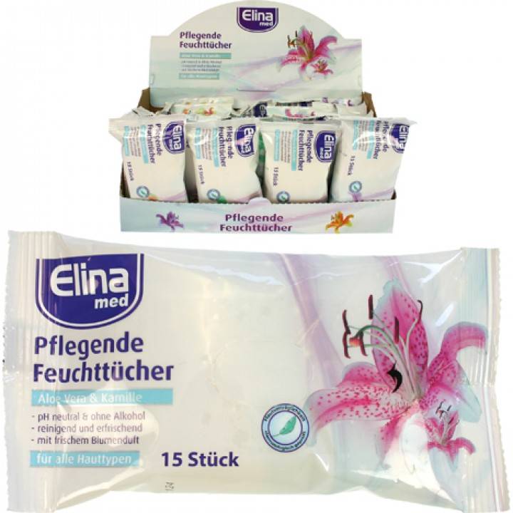 Elina Vochtige Doekjes 15 Stuks 18X12Cm elina kopen in de aanbieding Elina Vochtige Doekjes 15 Stuks 18X12Cm elina kopen in de aanbieding