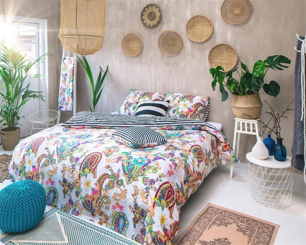 Melli Mello Dekbedovertrek Kemya Wit melli mello kopen in de aanbieding