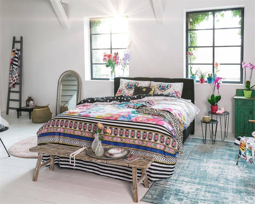 Melli Mello Dekbedovertrek Amira Wit melli mello kopen in de aanbieding