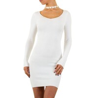 Damen Kleid von Mc Lorene Gr. eine Größe - weiß