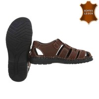 Herren Sandalen - braunes Leder
