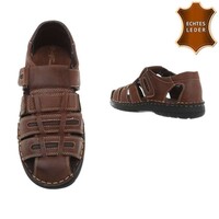 Herren Sandalen - braunes Leder