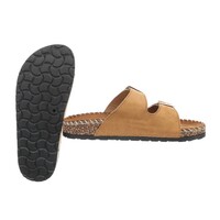 Damen Slipper gepolstert - Kamel