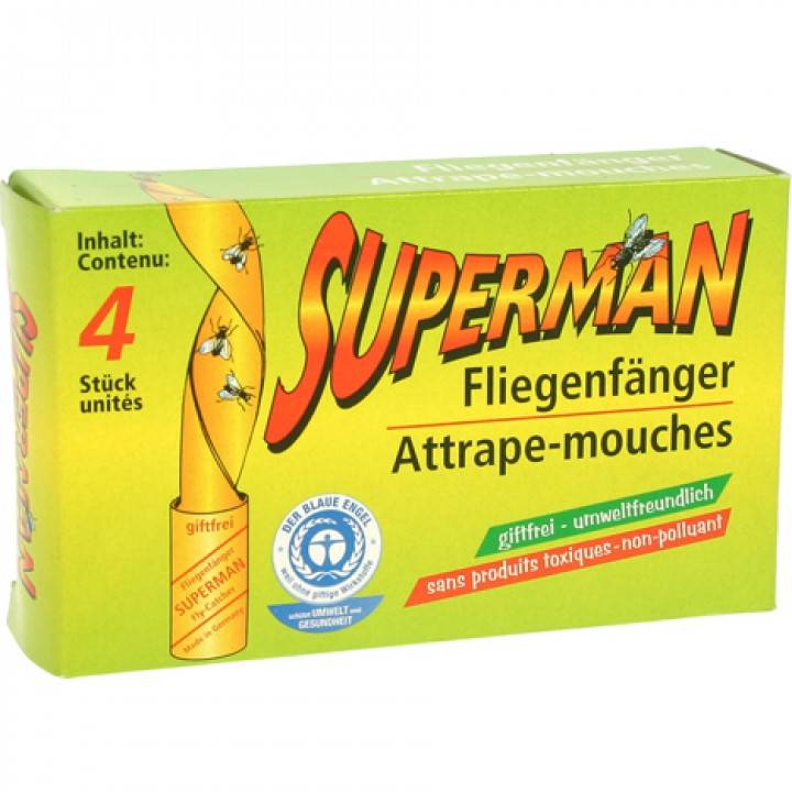 Superman Vliegenvanger Plakstrip 4 Stuks superman kopen in de aanbieding Superman Vliegenvanger Plakstrip 4 Stuks superman kopen in de aanbieding