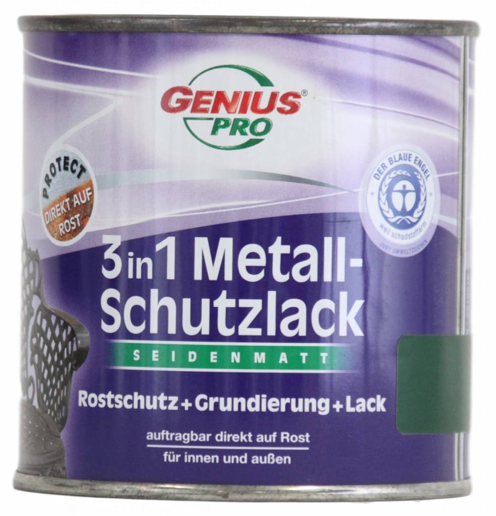 Genius Pro Grondverf Zijdeglans Anti Roest 3In1 Groen 375 Ml genius pro kopen in de aanbieding
