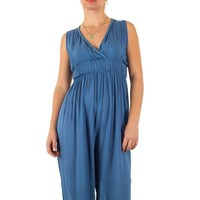 Damen Jumpsuit Gr. eine Größe - blau