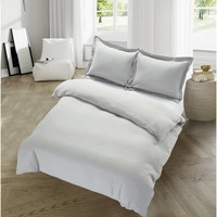 The Luxury Home Collection Dijon 140x200/220 +1-60X70 cm Silver Grey