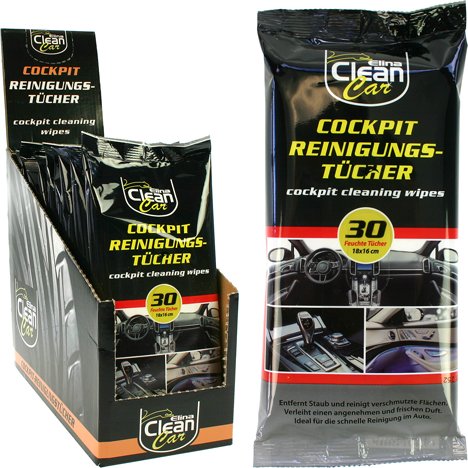 Elina Auto Reinigingsdoekjes 30 Stuks 18X16Cm elina kopen in de aanbieding