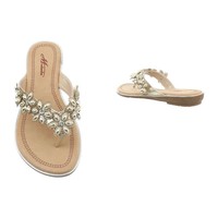 Damen Flache Sandalen - LT.goud