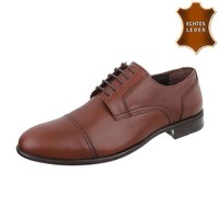 Herren Business Schuhe - braunes Leder