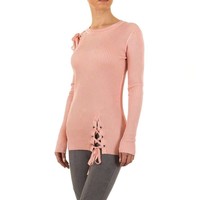 Damen Pullover Gr. eine Größe - Rosa