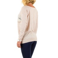 Damen Pullover Gr. eine Größe - Creme