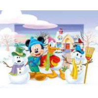 Poster - sneeuwpop - 13x18 cm