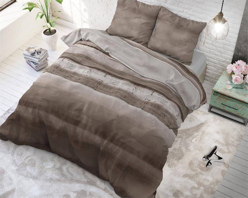 Sleeptime Dekbedovertrek Marcus Taupe sleeptime kopen in de aanbieding Sleeptime Dekbedovertrek Marcus Taupe sleeptime kopen in de aanbieding