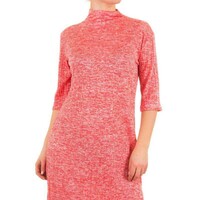 Damen Kleid von Shk Fashion Einheitsgröße für alle rot