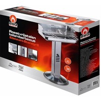 Houtskoolbarbecue - RVS - 51x35x64 cm