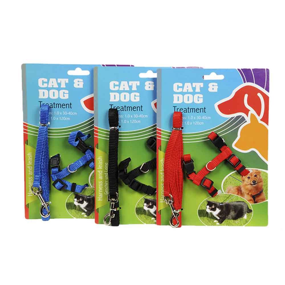 Neckermann Puppy Katten Harnas 30 40 Cm Riem 120 Cm Assorti neckermann kopen in de aanbieding