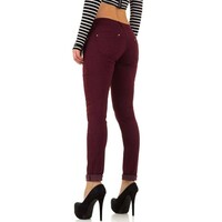 Damen Jeans - weinrot