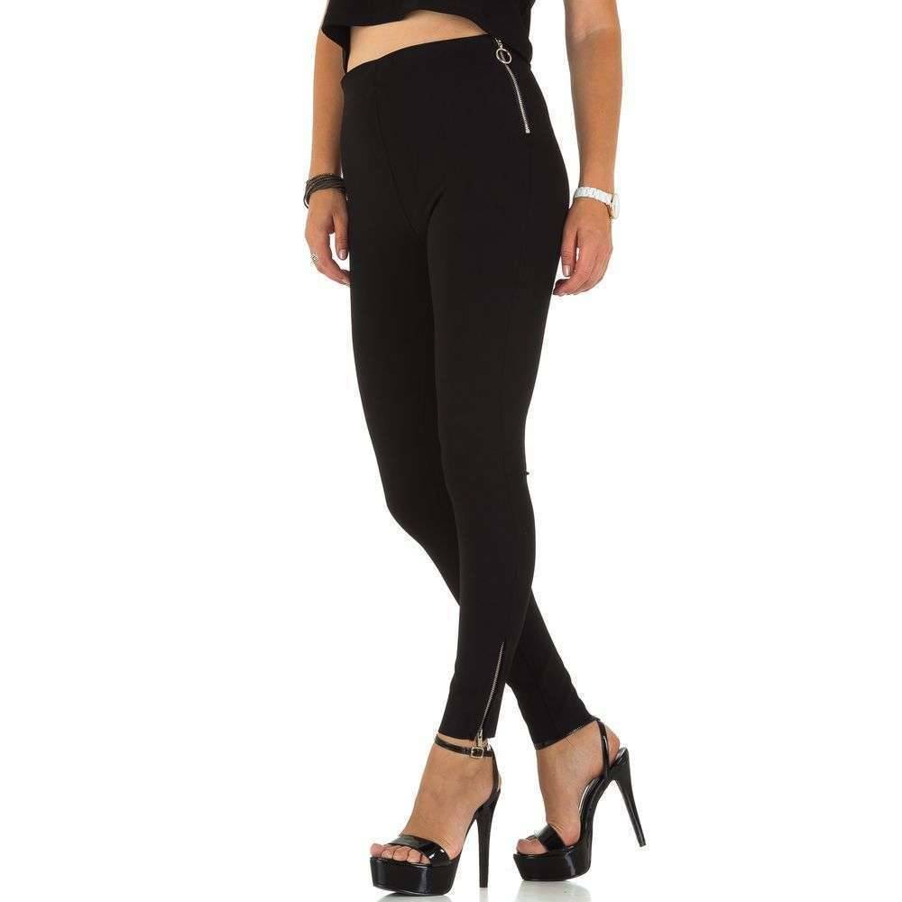 Neckermann Dames Slim Fit Broek Zwart neckermann kopen in de aanbieding