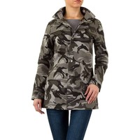Fitted Damenjacke - Camouflage