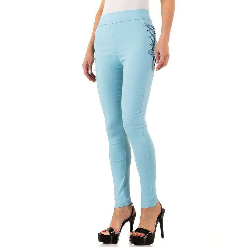 Holala Dames Legging Met Geveterde Zijkant Blauw holala kopen in de aanbieding Holala Dames Legging Met Geveterde Zijkant Blauw holala kopen in de aanbieding