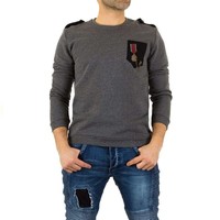 Herren Sweatshirt von Uniplay - grey