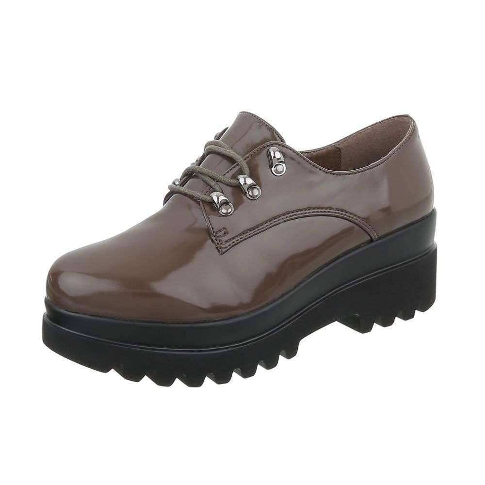 Neckermann Dames Vrijetijdsschoenen Kaki neckermann kopen in de aanbieding