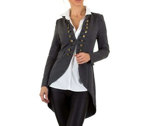 grijze dames blazer