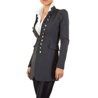 Lange Damen Blazer - grau