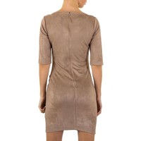 Damen Kleid blühte - khaki