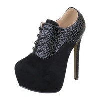Damen Stiletto - schwarz