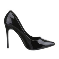 Damen Pumps - schwarzer Lack