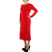 Langes Damen Kleid - rot