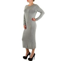 Langes Damen Kleid - grau