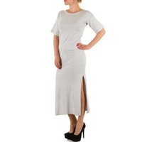 Langes Damen Kleid - LT.Grey