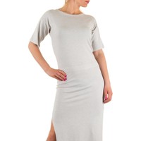 Langes Damen Kleid - LT.Grey