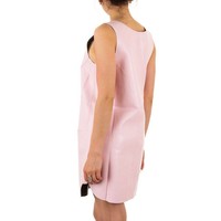 Damen Lederkleid - Rosa