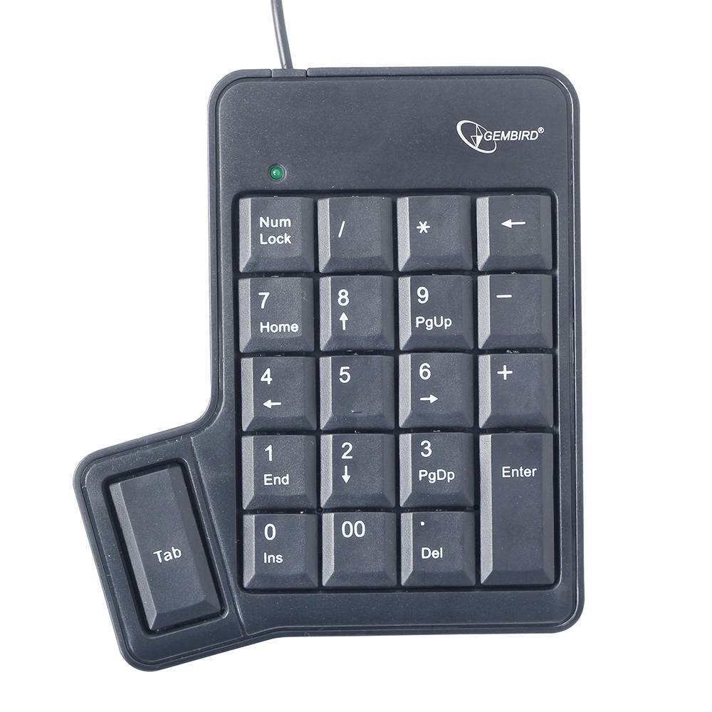 Gembird Usb Numeriek Toetsenbord Met Extra Tab Knop gembird kopen in de aanbieding Gembird Usb Numeriek Toetsenbord Met Extra Tab Knop gembird kopen in de aanbieding