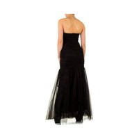 Trägerloses Abendkleid - schwarz