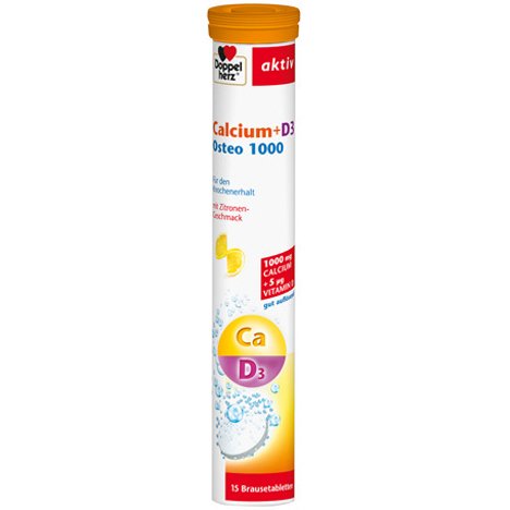 Doppelherz Calcium D3 Osteo 1000 15 Stuks Bruistablet doppelherz kopen in de aanbieding