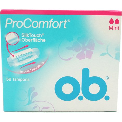 Ob Tampons Pro Comfort Mini 56 Stuks ob kopen in de aanbieding