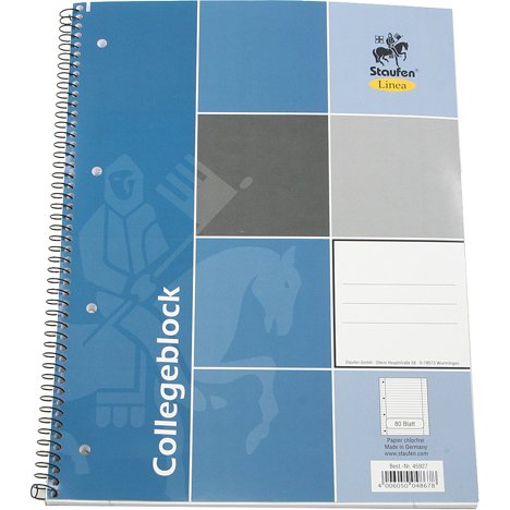 Stouten Block Collegeblock A4 80 Bl Kariert Doppel Rand stouten kopen in de aanbieding